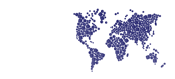 Map of the world made of pills